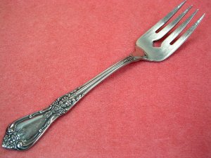 ONEIDA KENNETT SQUARE SALAD FORK DELUXE STAINLESS FLATWARE SILVERWARE