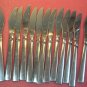 AMERICAN AIRLINES 13 KNIVES AVIATION STAINLESS FLATWARE SILVERWARE