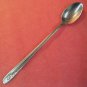 IMPERIAL EARLY ROSE ICED DRINK SPOON STAINLESS FLATWARE SILVERWARE