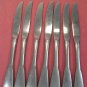 ONEIDA SSS COLONIAL BOSTON MINUTE MAN YANKEE CLIPPER 7 PLACE KNIVES STAINLESS FLATWARE SILVERWARE