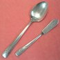 ONEIDA LTD OCEANIC SERVING SPOON & SPREADER STAINLESS FLATWARE SILVERWARE