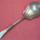 VINTAGE UNKNOWN BRAND PATTERN MOTHER OF PEARL CASSEROLE SPOON FLATWARE SILVERWARE SILVERPLATE VINTAGE UNKNOWN BRAND PATTERN MOTHER OF PEARL CASSEROLE SPOON FLATWARE SILVERWARE SILVERPLATE