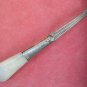 VINTAGE UNKNOWN BRAND PATTERN MOTHER OF PEARL CASSEROLE SPOON FLATWARE SILVERWARE SILVERPLATE