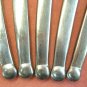 HANFORD FORGE HF LTD 5 KNIVES UNKNOWN PATTERN MASSIVE KNOBBY STAINLESS FLATWARE SILVERWARE