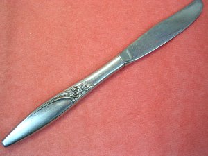 ONEIDA LTD 1881 ROGERS HIGHLAND ROSE PLACE KNIFE STAINLESS FLATWARE SILVERWARE