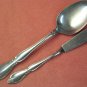 ONEIDA CHATELAINE SERVING SPOON & SPREADER COMMUNITY STAINLESS FLATWARE SILVERWARE