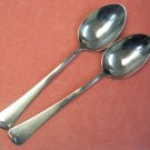 ONEIDA WYNDHAM DISTINCTION GLOSSY 2 TEASPOONS 1881 ROGERS STAINLESS FLATWARE SILVERWARE