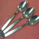 IMPERIAL IMI 69 IMI69 3 TEASPOONS IIC STAINLESS FLATWARE SILVERWARE