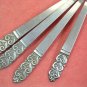 STANLEY ROBERTS CROWN SRB 148 SRB148 SPREADER &3 PLACE SPOONS STAINLESS FLATWARE SILVERWARE