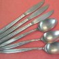 EKCO MARY JANE 3 PLACE KNIVES &3 PLACE SPOONS ETERNA STAINLESS STEEL FLATWARE SILVERWARE
