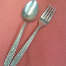 ONEIDA AUTUMN MEMORY PLACE FORK & SPOON CUSTOM STAINLESS FLATWARE SILVERWARE