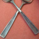 STANLEY ROBERTS CROWN SRB 158 SRB158 2 TEASPOONS STAINLESS FLATWARE SILVERWARE