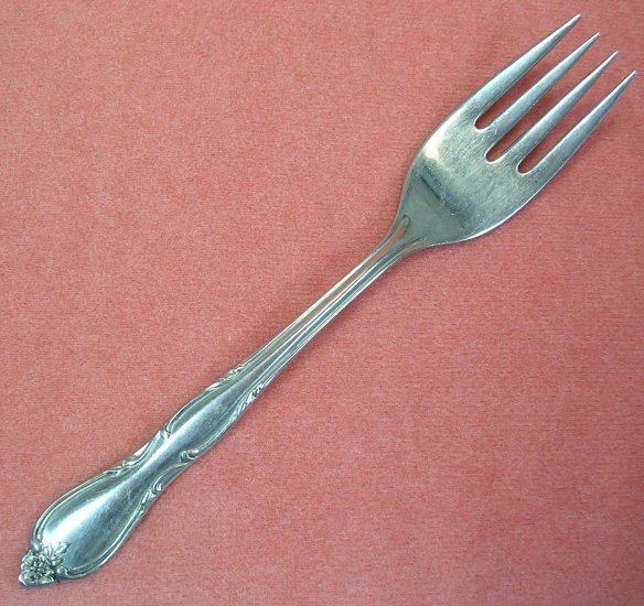 ONEIDA LTD WM A ROGERS MONTCLAIR SALAD FORK STAINLESS FLATWARE SILVERWARE