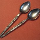 CONTINENTAL CSS 15 CSS15 2 OVAL PLACE SPOONS  STAINLESS FLATWARE SILVERWARE