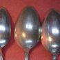 NATIONAL NASCO SILVER SEVENTEEN 3 SERVING SPOONS FLATWARE SILVERWARE SILVERPLATE