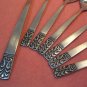 CARLTON CAMEO 7pc Serving Fork 2 Jelly 4 Fruit STAINLESS FLATWARE SILVERWARE