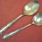 ONEIDA LTD 1881 ROGERS FLIRTATION SUGAR & PLACE SPOONS FLATWARE SILVERWARE SILVERPLATE