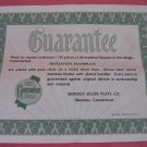 MERIDEN SILVER PLATE CO REVELATION SILVERPLATE GUARANTEE  FLATWARE SILVERWARE