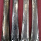 INTERNATIONAL ROGERS STARLIGHT 1950 4 KNIVES SILVERPLATE FLATWARE SILVERWARE INTERNATIONAL ROGERS STARLIGHT 1950 4 KNIVES SILVERPLATE FLATWARE SILVERWARE
