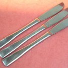 REED & BARTON NORTH TOWER 3 KNIVES REBACRAFT STAINLESS FLATWARE SILVERWARE