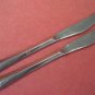 REED & BARTON CREST 2 KNIVES REBACRAFT STAINLESS FLATWARE SILVERWARE