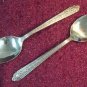 ORLEANS SILVER ORL 44 ORL44 2 SPOONS  STAINLESS FLATWARE SILVERWARE