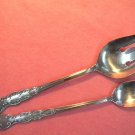 NATIONAL NANCY SPOON & SERVING FORK STAINLESS FLATWARE SILVERWARE
