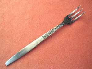 NATIONAL SERENADE SEAFOOD FORK STAINLESS FLATWARE SILVERWARE