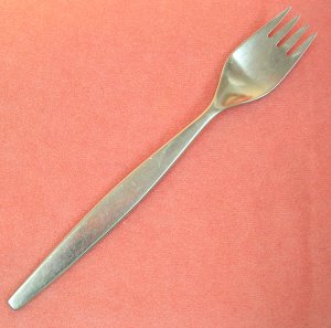 GENSE FOCUS SALAD FORK Folke Arstr&Atilde;&para;m SWEDEN STAINLESS STEEL FLATWARE SILVERWARE