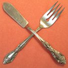 ONEIDA GALVESTON SALAD FORK & SPREADER PROFILE STAINLESS FLATWARE SILVERWARE