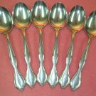 SEARS ROEBUCK TRADITION LAKEWOOD 6 PLACE SPOONS STAINLESS FLATWARE SILVERWARE