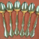 SEARS ROEBUCK TRADITION LAKEWOOD 6 TEASPOONS STAINLESS FLATWARE SILVERWARE