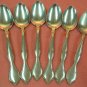 SEARS ROEBUCK TRADITION LAKEWOOD 6 TEASPOONS STAINLESS FLATWARE SILVERWARE