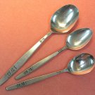 MADEIRA JAPAN TEA PLACE & SUGAR SPOONS MADIERA STAINLESS FLATWARE SILVERWARE
