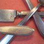 SOHNACO unknown pattern 4 PLACE SPOONS & KNIFE STAINLESS FLATWARE SILVERWARE