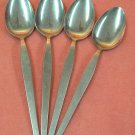 STANLEY ROBERTS CROWN SRB 20 SRB20 4 PLACE SPOONS STAINLESS FLATWARE SILVERWARE