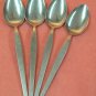 STANLEY ROBERTS CROWN SRB 20 SRB20 4 PLACE SPOONS STAINLESS FLATWARE SILVERWARE