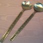 ONEIDA OHS 330 OHS330 SALAD SERVING FORK & SPOON SERVERS STAINLESS FLATWARE SILVERWARE