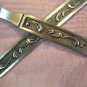 ONEIDA OHS 330 OHS330 SALAD SERVING FORK & SPOON SERVERS STAINLESS FLATWARE SILVERWARE