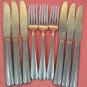 UTICA CUTLERY CO WALCO WALLCO BEACON 3 FORKS &6 KNIVES STAINLESS FLATWARE SILVERWARE