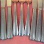 UTICA CUTLERY CO WALCO WALLCO BEACON 3 FORKS &6 KNIVES STAINLESS FLATWARE SILVERWARE