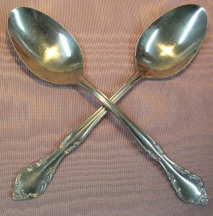 ESTIA CASCADE 2 PLACE SPOONS STAINLESS FLATWARE SILVERWARE