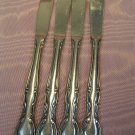 MSI MERCHANDISE SERVICE INC HAMPTON COURT 4 PLACE KNIVES STAINLESS FLATWARE SILVERWARE