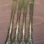 MSI MERCHANDISE SERVICE INC HAMPTON COURT 4 PLACE KNIVES STAINLESS FLATWARE SILVERWARE