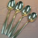 ONEIDA FREMONT GLOSSY 4 SPOONS STAINLESS FLATWARE SILVERWARE