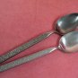 STANLEY ROBERTS SRI TARQUIN 2 PLACE SPOONS STAINLESS FLATWARE SILVERWARE