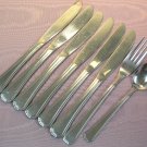 FARBERWARE CHATHAM 9pc STAINLESS FLATWARE SILVERWARE