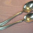 ONEIDA SHASTA TEA & PLACE SPOON ONEIDACRAFT DELUXE STAINLESS FLATWARE SILVERWARE