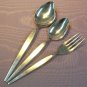 ONEIDA SATINIQUE PLACE & TEASPOON & YOUTH FORK COMMUNITY STAINLESS FLATWARE SILVERWARE