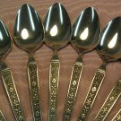 RIVIERA CORDOVA 9 TEASPOONS EXC! STAINLESS FLATWARE SILVERWARE